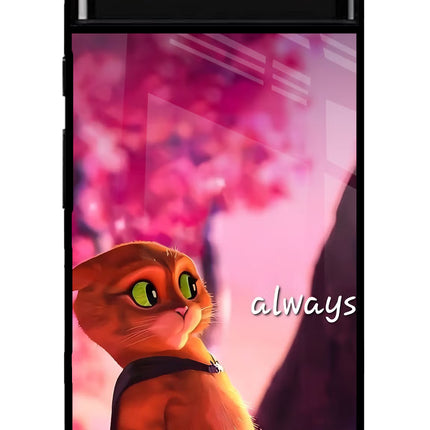 Always Cat Google Pixel 6 Glass Case