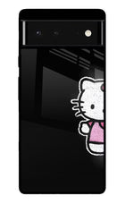 Kitty Charm Google Pixel 6 Glass Case