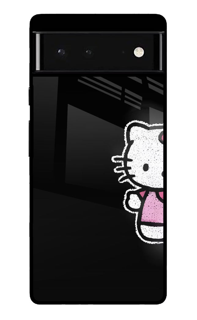 Kitty Charm Google Pixel 6 Glass Case