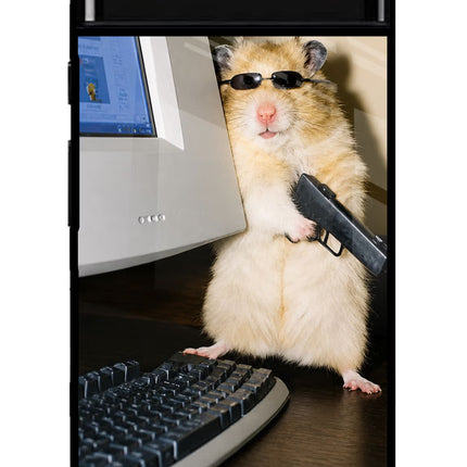 Hacker Hamster Google Pixel 6 Glass Case