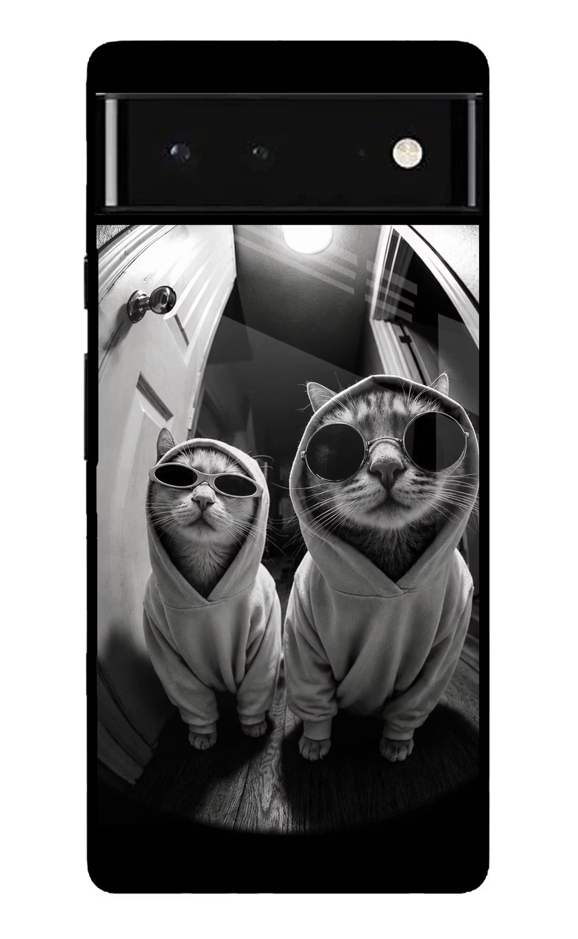 Hood Cats Google Pixel 6 Glass Case