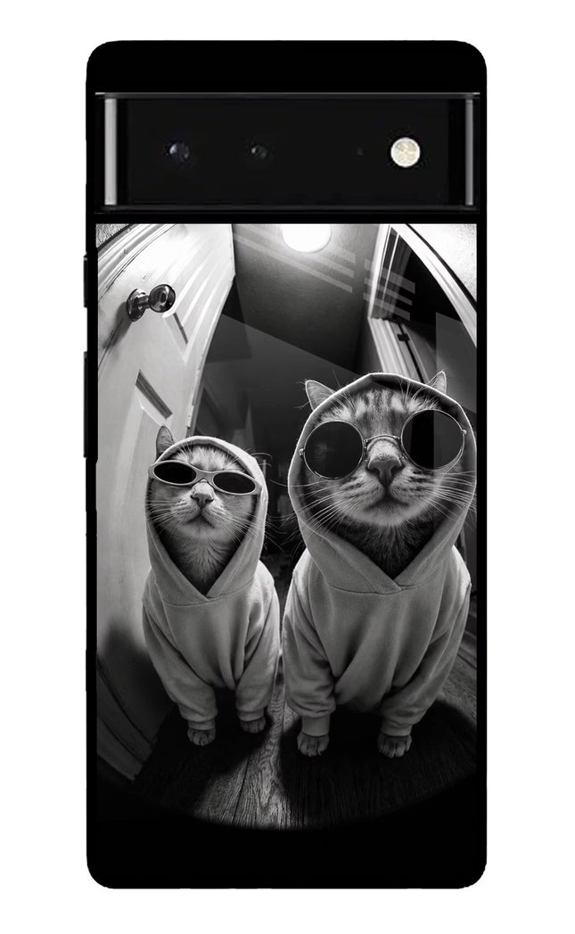 Hood Cats Google Pixel 6 Glass Case