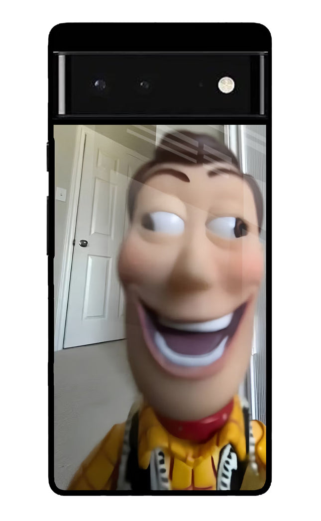 Side Eye Woody Google Pixel 6 Glass Case