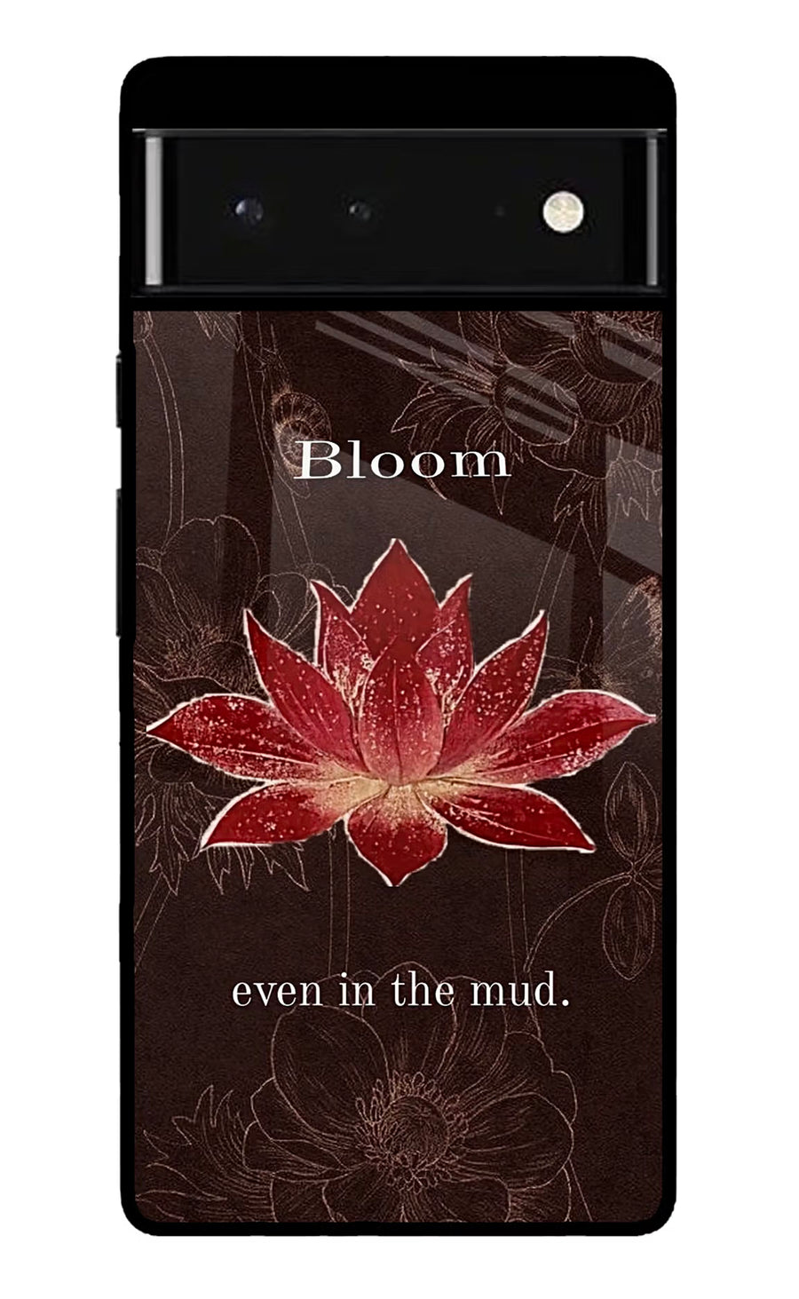 Bloom Google Pixel 6 Back Cover, Glass case