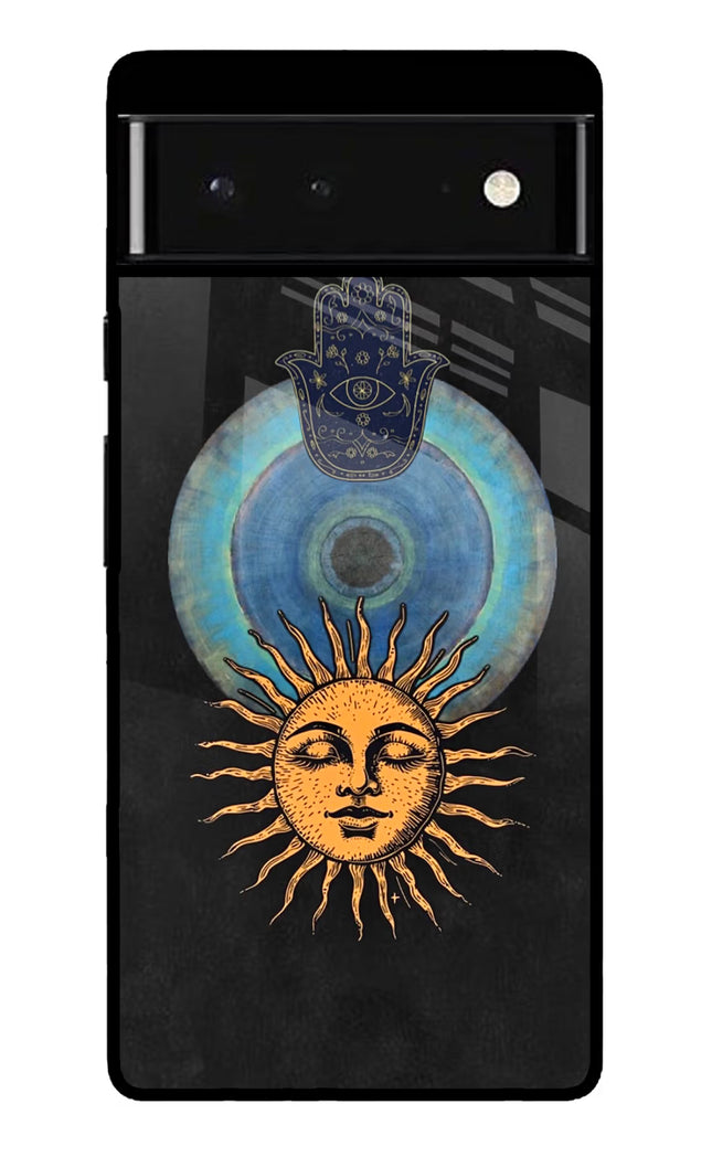 Divine Sun Google Pixel 6 Glass Case