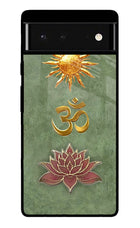 Om & Lotus Google Pixel 6 Glass Case