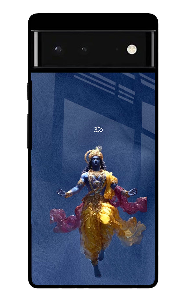 Cosmic Krishna Google Pixel 6 Glass Case