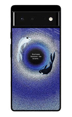Dark Koi Google Pixel 6 Glass Case Back Cover by Casekaro