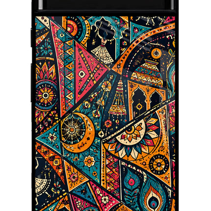 Folk Print Google Pixel 6 Glass Case
