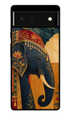 Royal Elephant Google Pixel 6 Glass Case