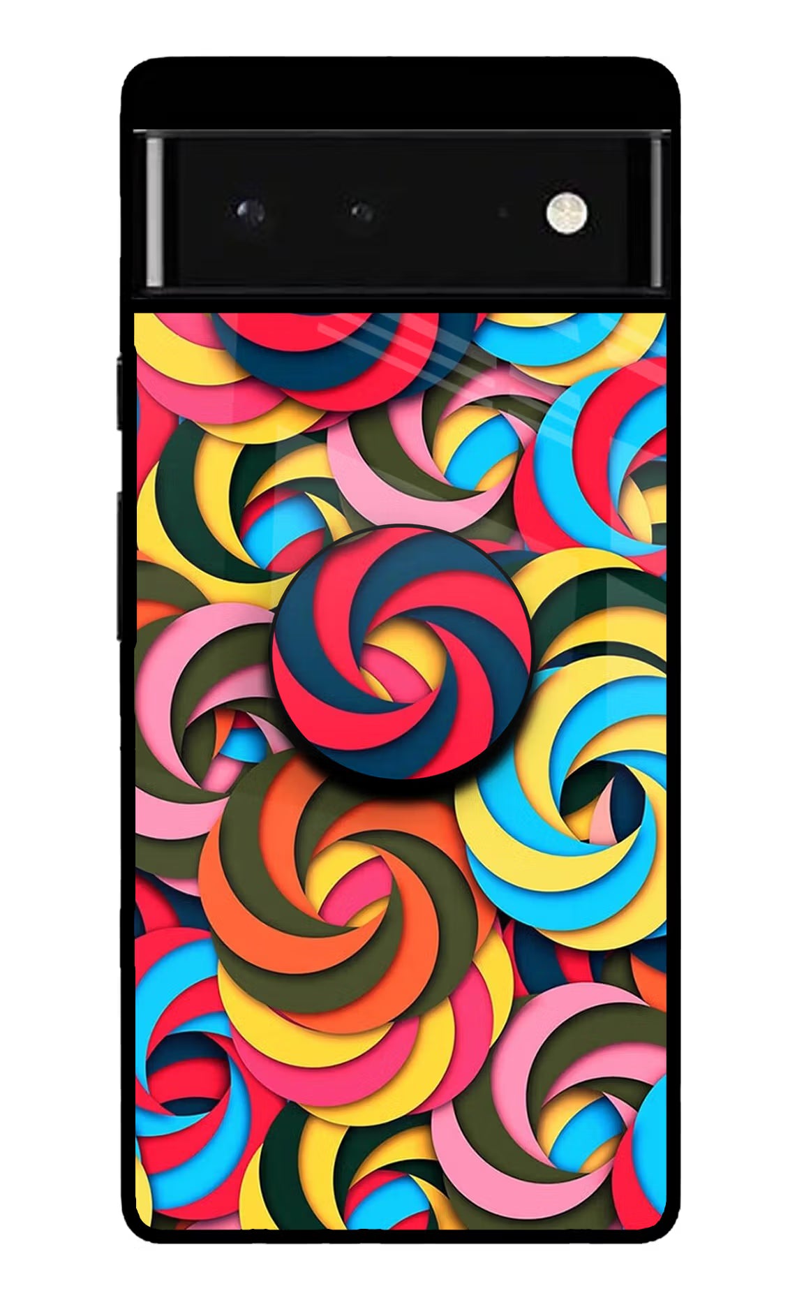 Spiral Pattern Google Pixel 6 Pop Case by Casekaro