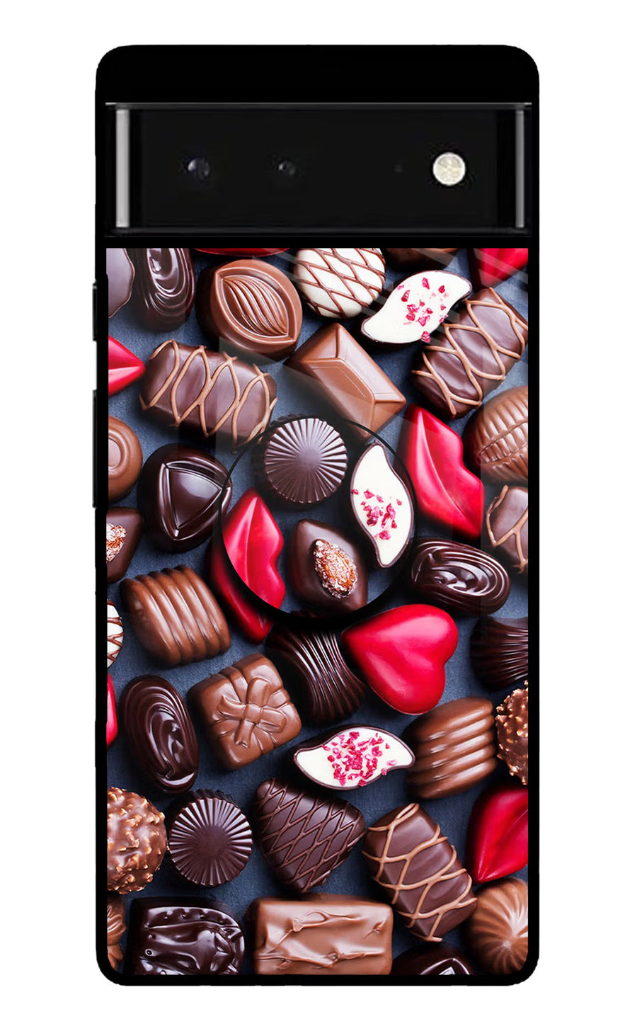 Chocolates Google Pixel 6 Pop Case, Glass case