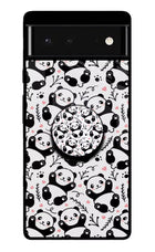 Cute Panda Google Pixel 6 Pop Case by Casekaro