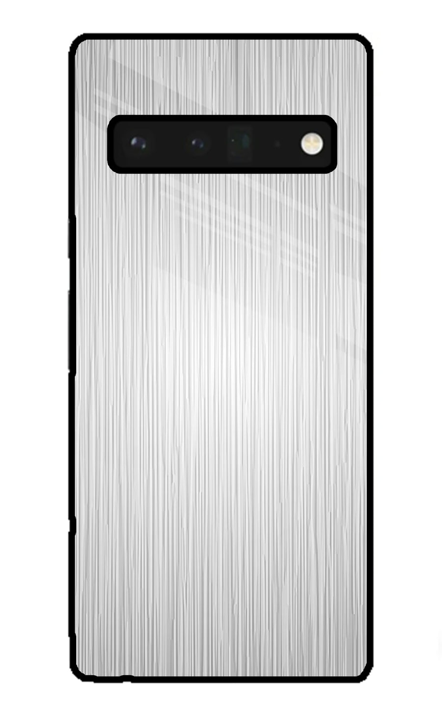 Wooden Grey Texture Google Pixel 6 Pro Back Cover, Glass case