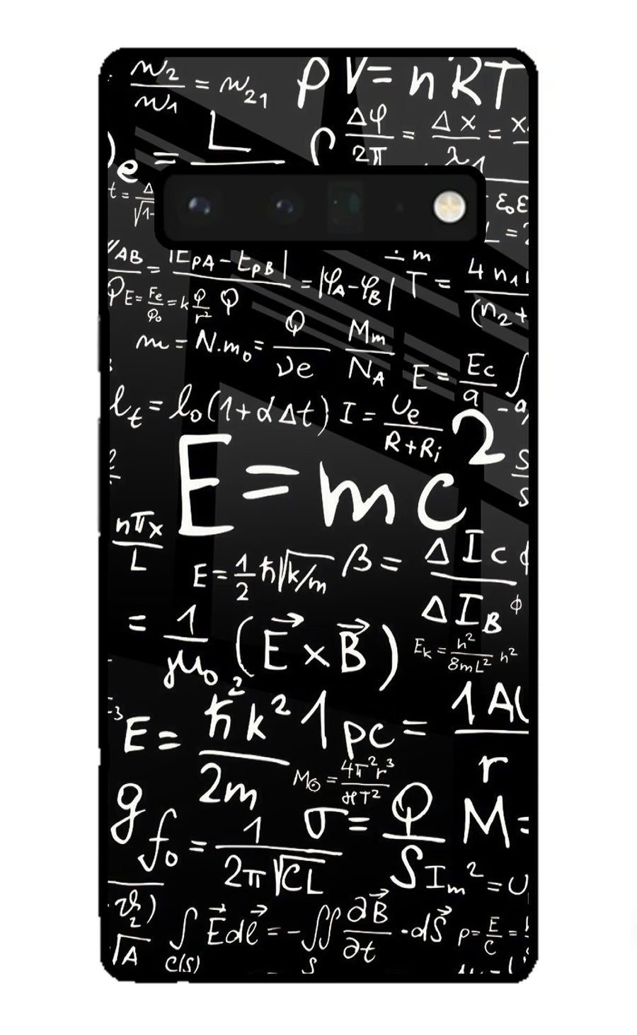 Physics Formula Google Pixel 6 Pro Back Cover, Glass case