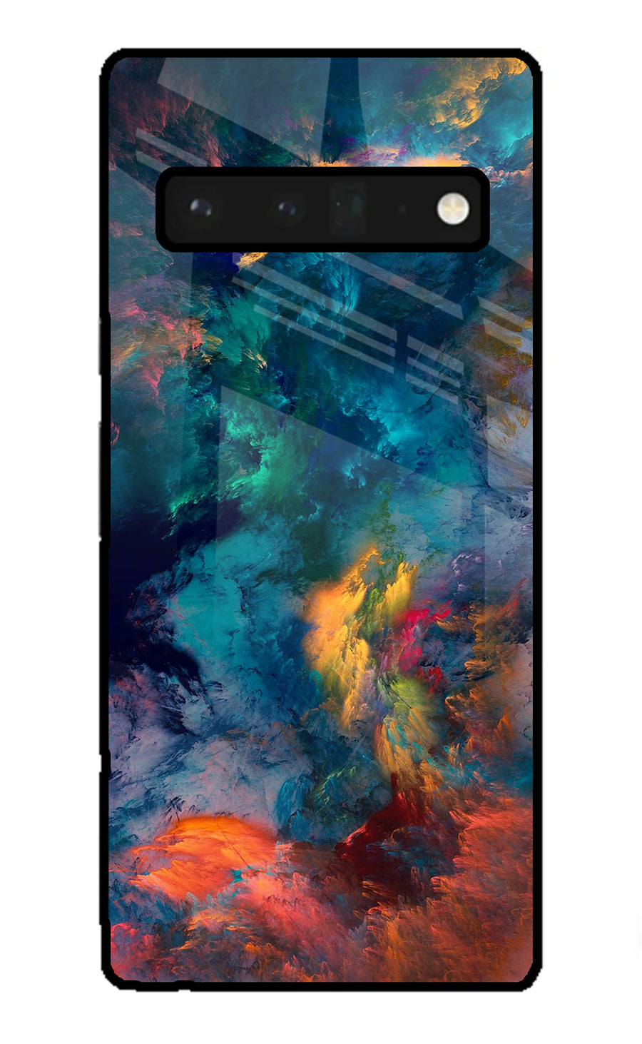 Artwork Paint Google Pixel 6 Pro Back Cover, Glass case