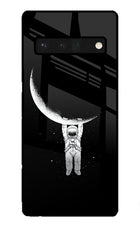 Moon Space Google Pixel 6 Pro Glass Case Back Cover by Casekaro