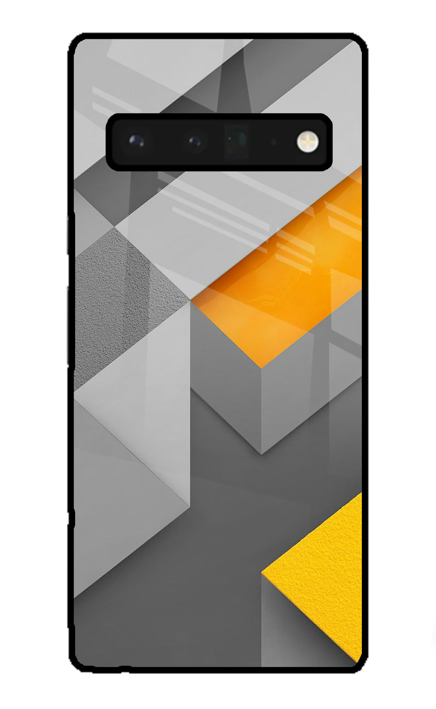 Abstract Google Pixel 6 Pro Back Cover, Glass case