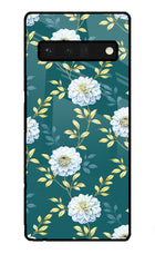 Flowers Google Pixel 6 Pro Glass Case Back Cover by Casekaro