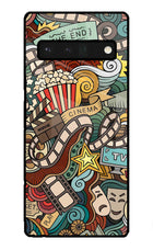 Cinema Abstract Google Pixel 6 Pro Glass Case Back Cover by Casekaro