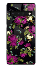 Flowers Google Pixel 6 Pro Glass Case Back Cover by Casekaro