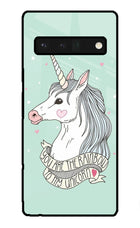Unicorn Wallpaper Google Pixel 6 Pro Glass Case Back Cover by Casekaro