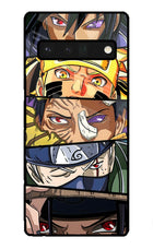 Naruto Character Google Pixel 6 Pro Glass Case Back Cover by Casekaro