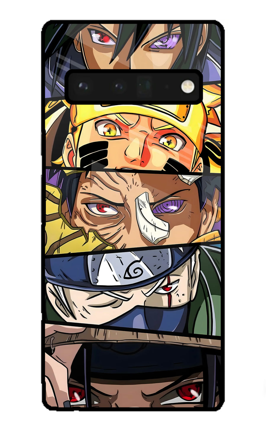 Naruto Character Google Pixel 6 Pro Back Cover, Glass case