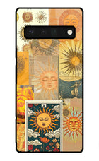 Sun Google Pixel 6 Pro Glass Case Back Cover by Casekaro