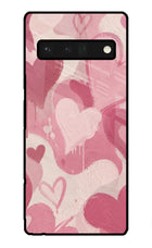 Hearty case Google Pixel 6 Pro Glass Case Back Cover by Casekaro