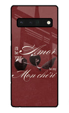 Velvet Cherry Google Pixel 6 Pro Glass Case Back Cover by Casekaro
