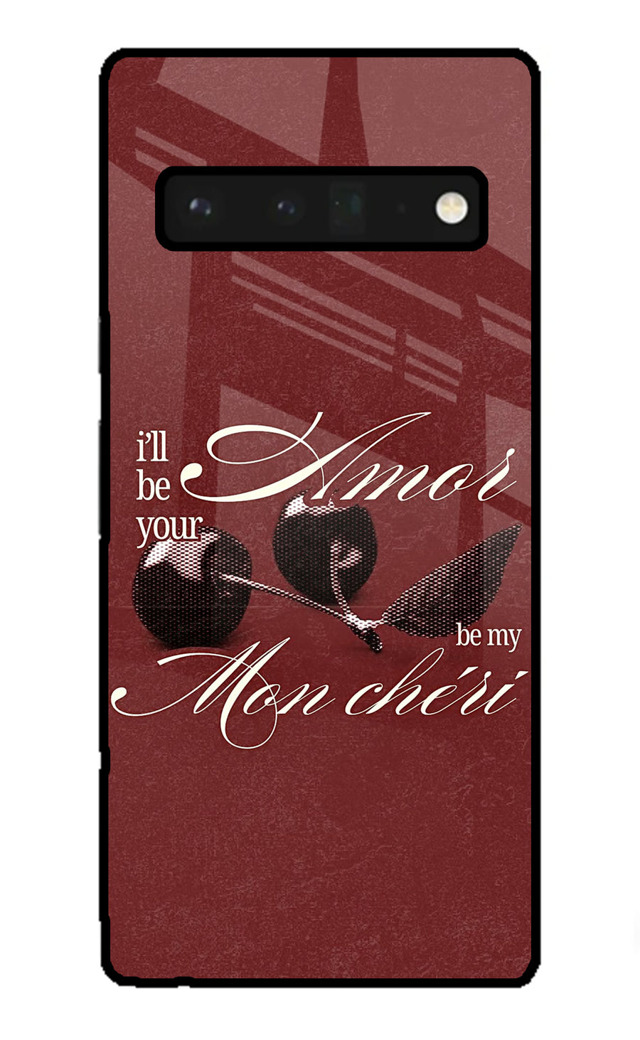 Velvet Cherry Google Pixel 6 Pro Back Cover, Glass case