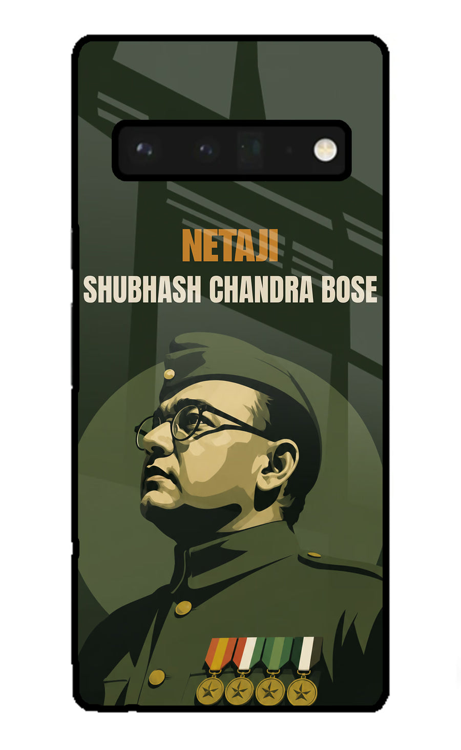 Netaji Legacy Google Pixel 6 Pro Back Cover, Glass case