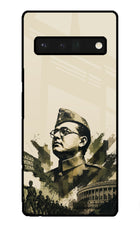 Netaji Rising Google Pixel 6 Pro Glass Case Back Cover by Casekaro