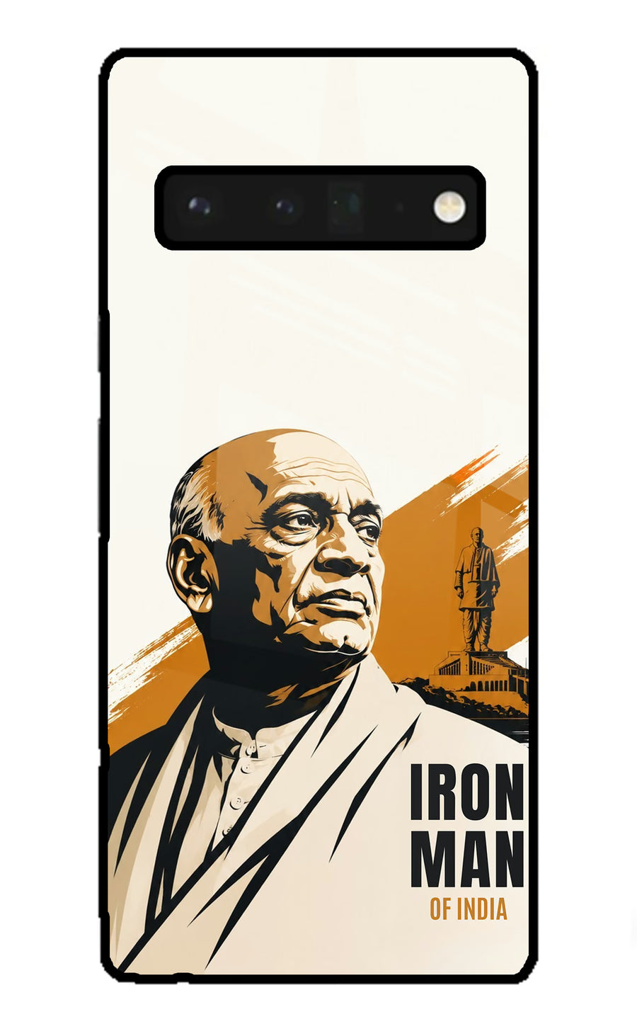 Sardar Patel Iron Will Google Pixel 6 Pro Back Cover, Glass case