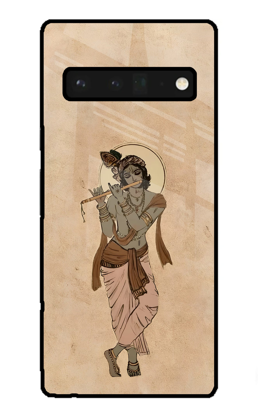 Krishna Google Pixel 6 Pro Back Cover, Glass case