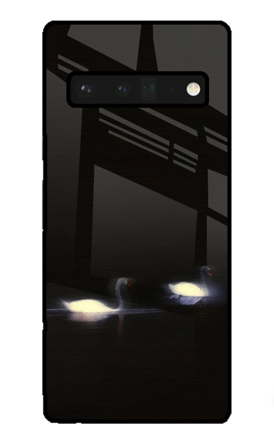 Silent Swans Google Pixel 6 Pro Back Cover, Glass case