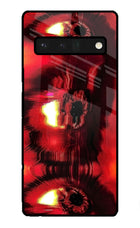 Fire Eye Google Pixel 6 Pro Glass Case Back Cover by Casekaro