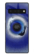 Dark Koi Google Pixel 6 Pro Glass Case Back Cover by Casekaro