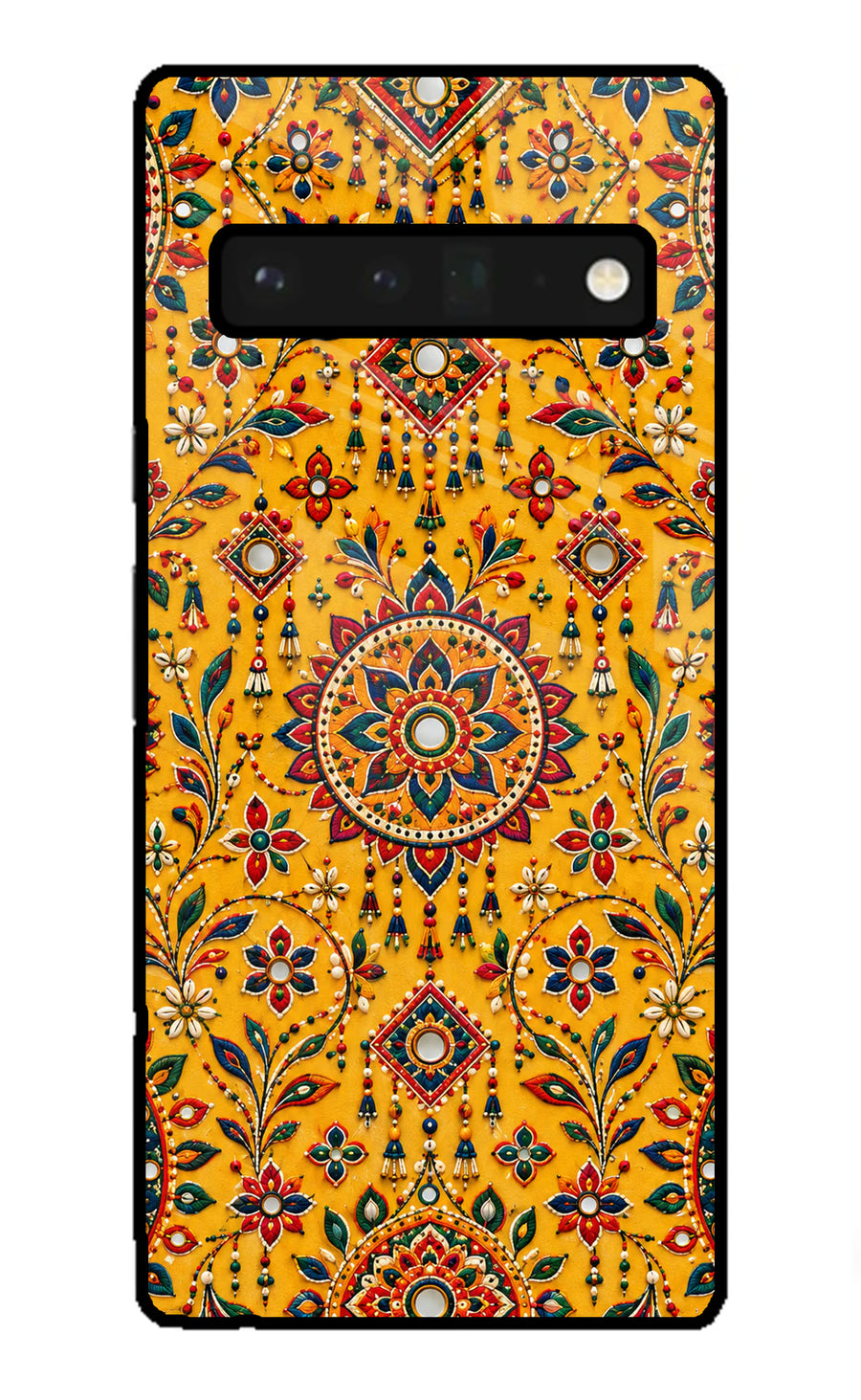 Sunlit Aura Google Pixel 6 Pro Back Cover, Glass case