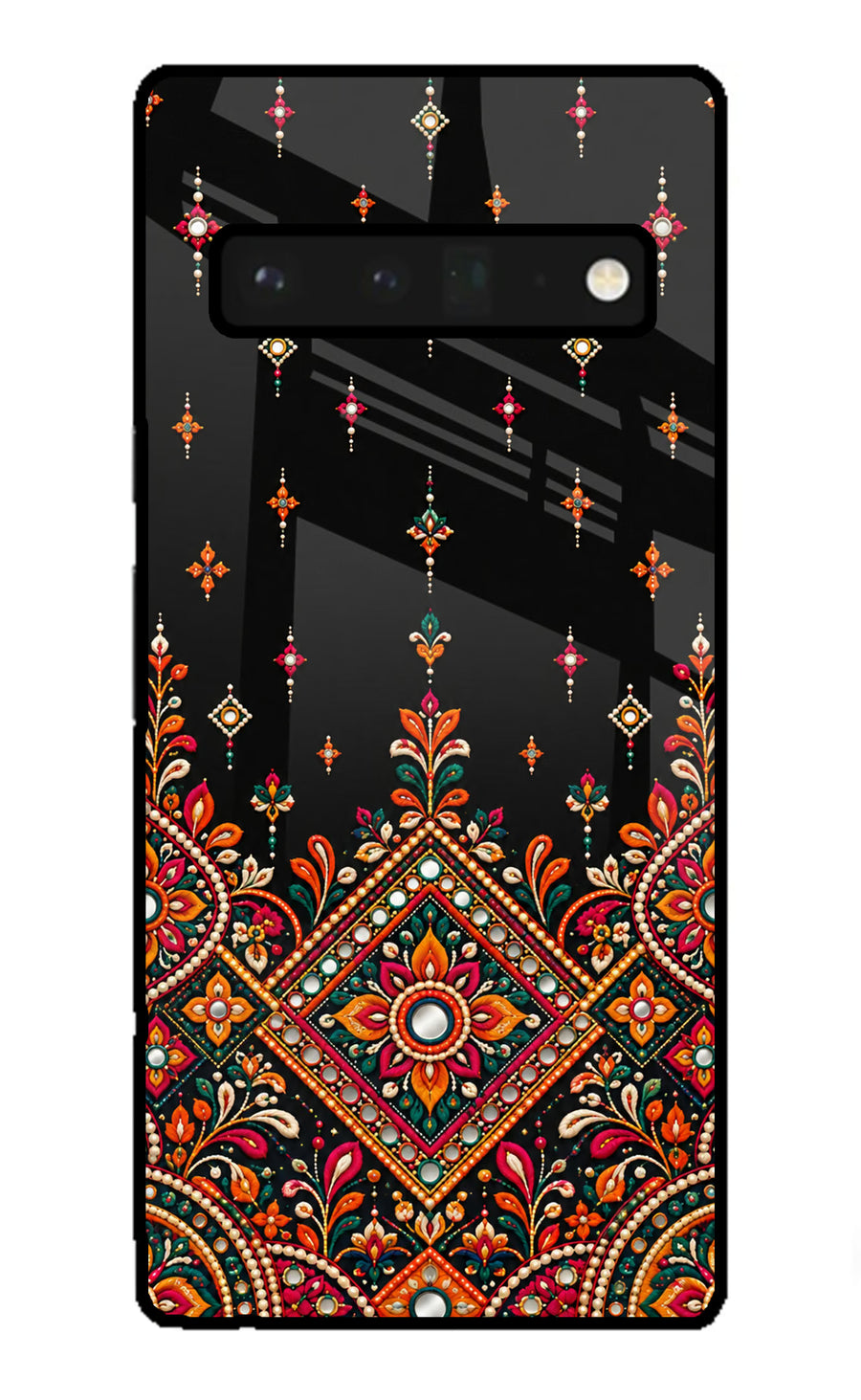 Noir Mehfil Google Pixel 6 Pro Back Cover, Glass case