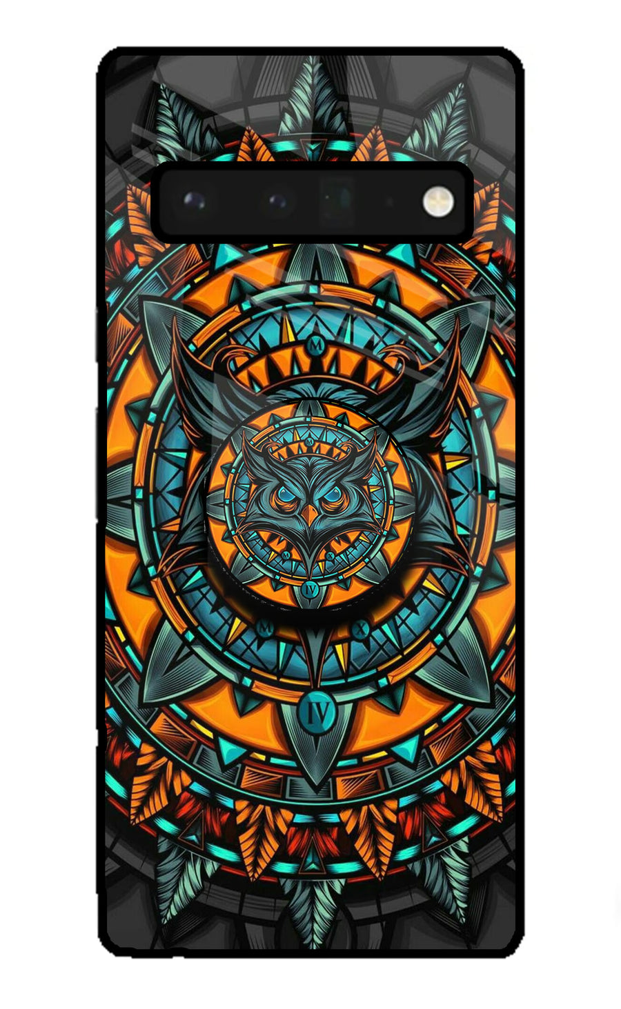 Angry Owl Google Pixel 6 Pro Pop Case, Glass case
