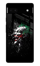 Joker Google Pixel 6A Glass Case Back Cover by Casekaro