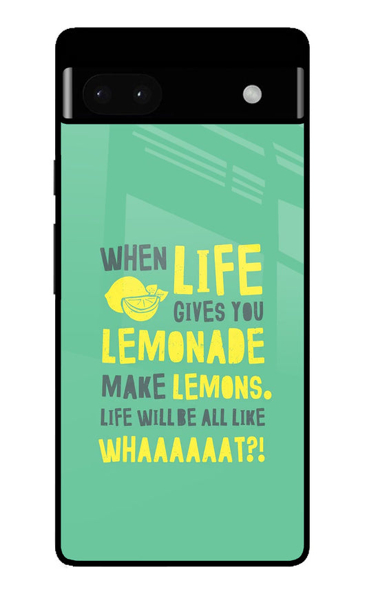 Quote Google Pixel 6A Glass Case