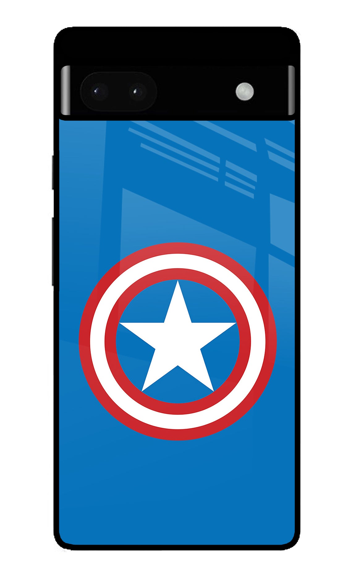 Captain America Logo Google Pixel 6A Back Cover
