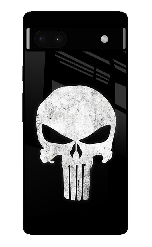 Punisher Skull Google Pixel 6A Glass Case