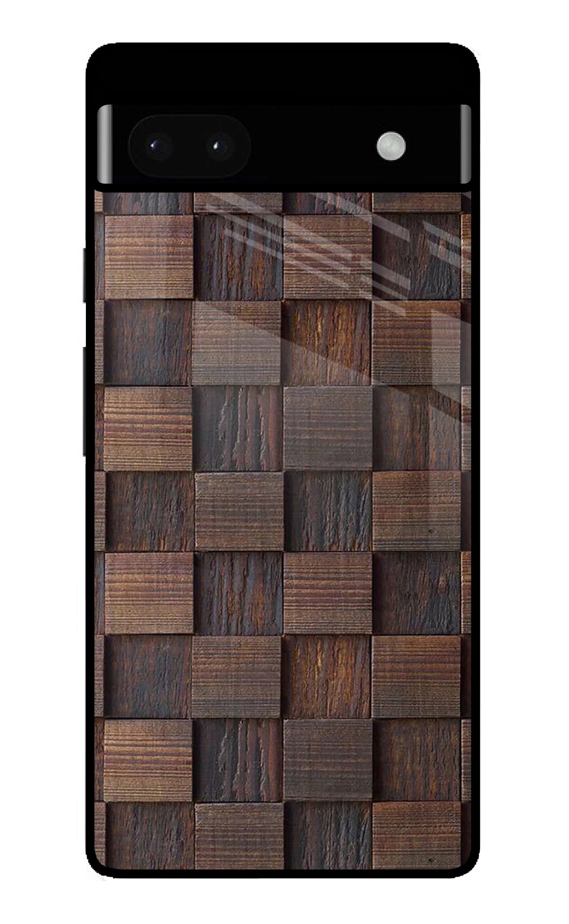 Wooden Cube Design Google Pixel 6A Back Cover
