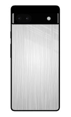 Wooden Grey Texture Google Pixel 6A Glass Case
