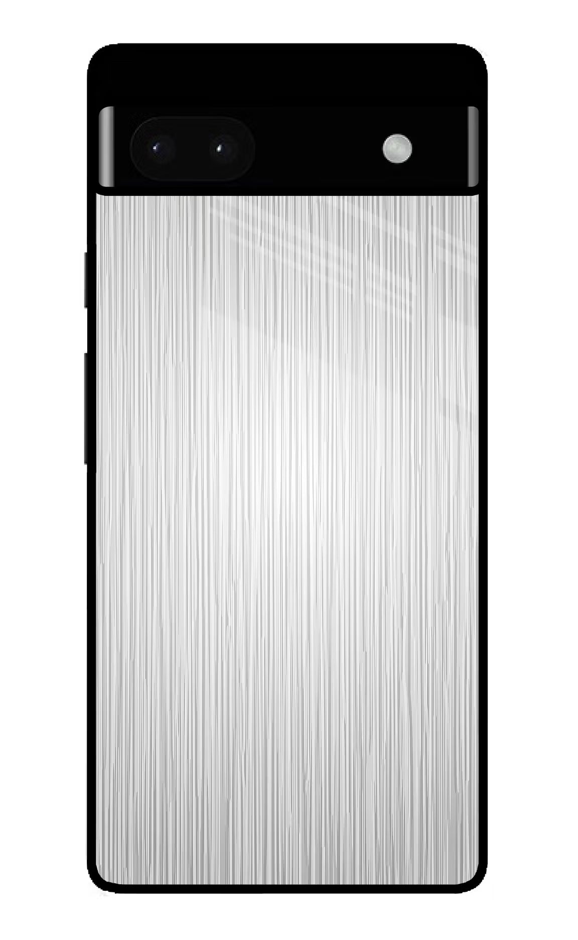 Wooden Grey Texture Google Pixel 6A Glass Case