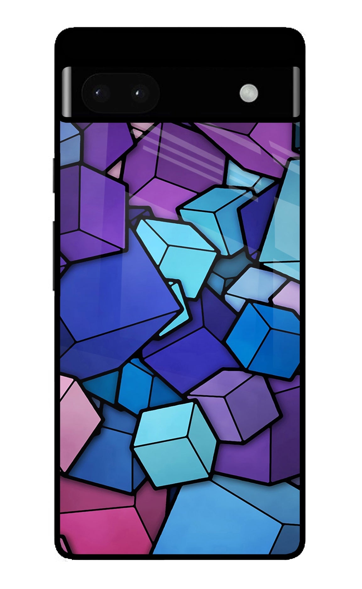 Cubic Abstract Google Pixel 6A Back Cover